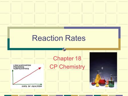 Reaction Rates Chapter 18 CP Chemistry Reactions can be… FAST! Liquid hydrogen and oxygen reacting to launch a shuttle.
