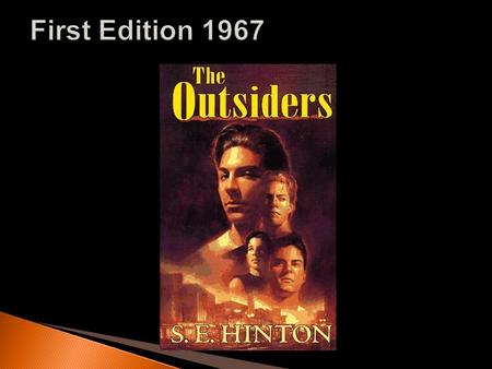 “The Outsiders is about two weeks in the life of a 14-year-old boy. The novel tells the story of Ponyboy Curtis and his struggles with right and wrong.