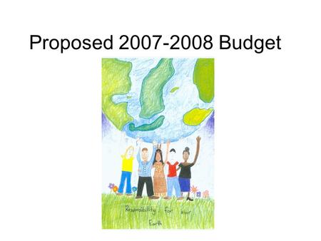 Proposed 2007-2008 Budget. Assumptions COLA 4.53% 22,456.8 ADA No Growth (we declined this past year) Staffing by formula Employee Retirement Funded at.