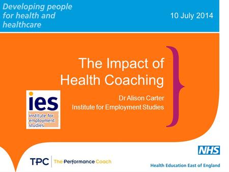 The Impact of Health Coaching