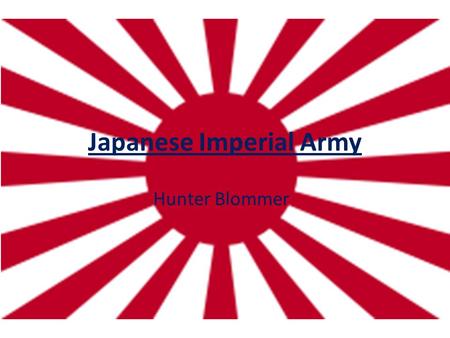 Japanese Imperial Army