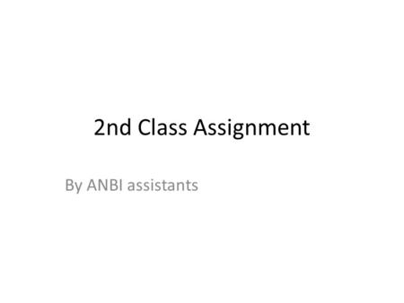 2nd Class Assignment By ANBI assistants. 1. EX 2-1 The following accounts appeared in recent financial statements of Garuda Indonesia Identify each account.