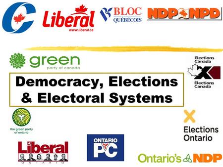 Democracy, Elections & Electoral Systems. This week 1.Democracy 2.Electoral systems.