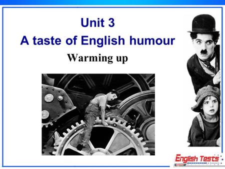 Unit 3 A taste of English humour Warming up. Look at the following pictures. Which picture can make you laugh? I want to lose my weight.