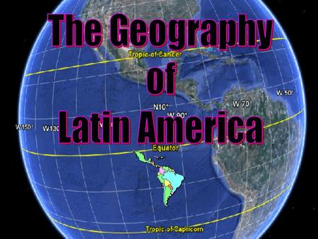 Regions of Latin America Central America The Caribbean South America South America.