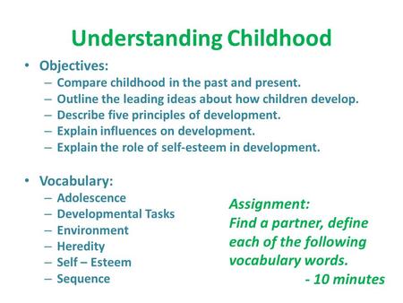 Understanding Childhood