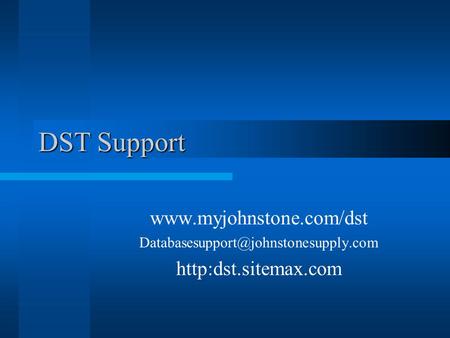 DST Support