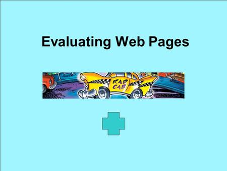 Evaluating Web Pages.