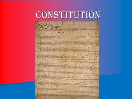 Constitution. Underlying Principles Popular Sovereignty: Power is from the consent of the governed (American people) Popular Sovereignty: Power is from.