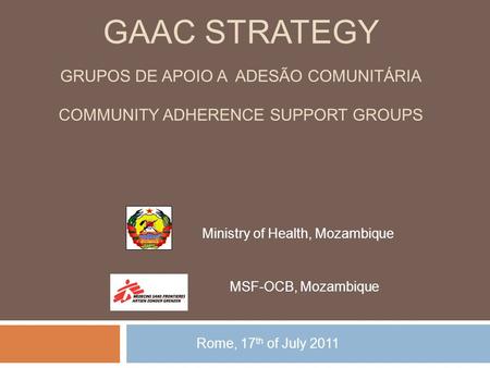 Ministry of Health, Mozambique