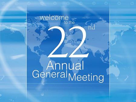 Annual General Meeting © Infosys Technologies Limited 2002-2003 State of the Markets Basab Pradhan Senior Vice President and Head – World-wide Sales &