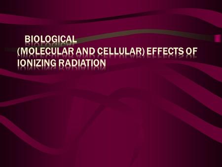 When radiation interacts with target atoms, energy is deposited, resulting in ionization or excitation.  The absorption of energy from ionizing radiation.