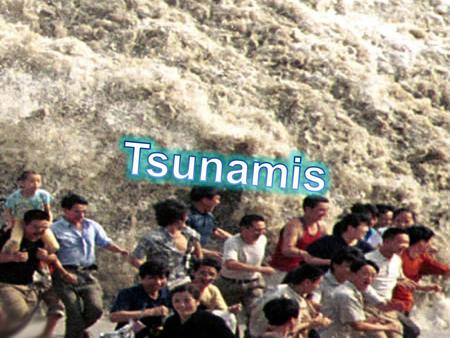 How a tsunami can be formed. Volcano eruptions.