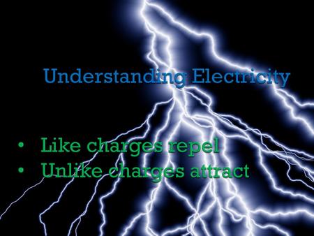 Understanding Electricity