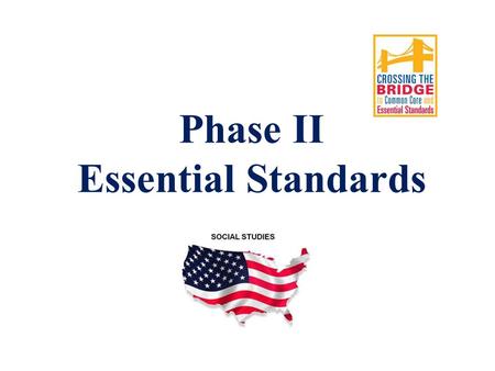 Phase II Essential Standards. Phase I Phase II Lesson Plan Template.