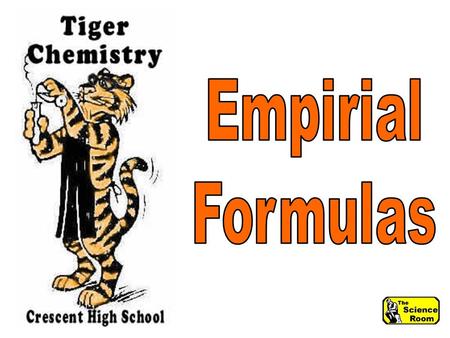 Empirical Formula The simplest formula that represents the whole number ratio between the elements in a compound.