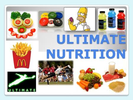 ULTIMATE NUTRITION. MY EXPECTATIONS MY EXPECTATIONS When I am talking you are not. If I give you an instruction I expect you to follow it the first time.