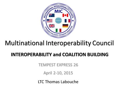 Multinational Interoperability Council