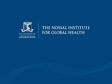 Australia’s Drug Policy Greg Denham Nossal Institute for Global Health.