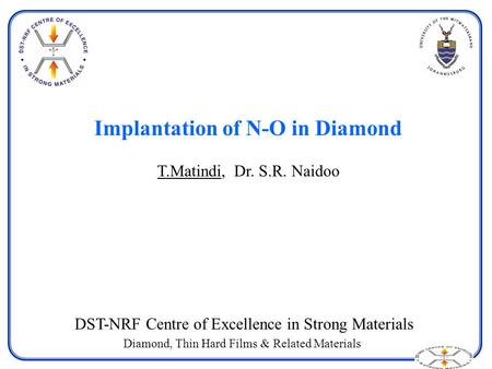 Implantation of N-O in Diamond