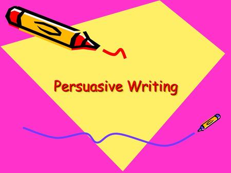 Persuasive Writing. A work written in which a writer presents a case for or against a particular argument. Each logical argument, powerful image, or striking.