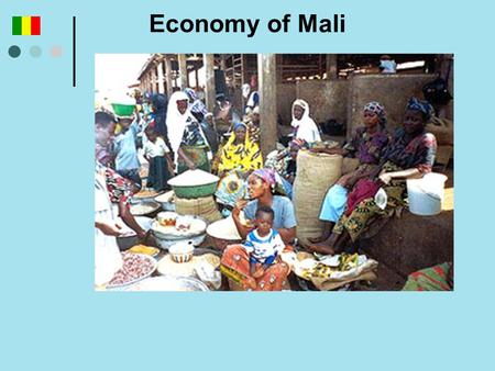 Economy of Mali. INTRODUCTION Economy is based on agriculture Among the poorest countries of the world. The per capita income was $820 in 1999 The potential.