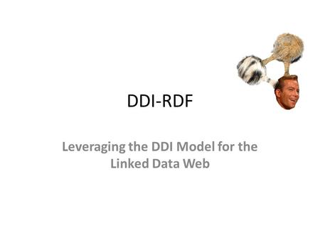 DDI-RDF Leveraging the DDI Model for the Linked Data Web.