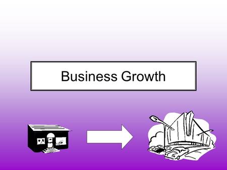 Business Growth. Why do businesses want to grow? To increase profit To protect themselves from rival firms To benefit from economies of scale To put rival.