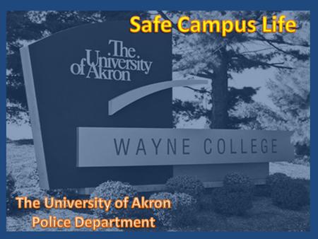 Competencies Recognize all the safety items on and around campus Accept responsibility for your safety and actions Follow guidelines for attending gatherings.