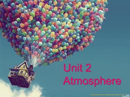 Unit 2 Atmosphere