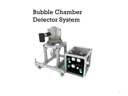 Bubble Chamber Detector System 1. ANL Bubble Chamber Lead designer and fabricator Brad DiGiovine (ANL) April 2009 Chamber Received Full Operation Authorization.