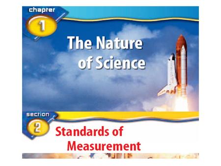Standards of measurement