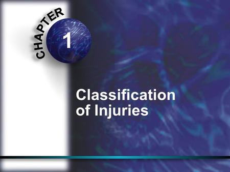 1 Classification of Injuries. Sign: a finding that is observed or that can be objectively measured (swelling, discoloration, deformity, crepitus) Sign.