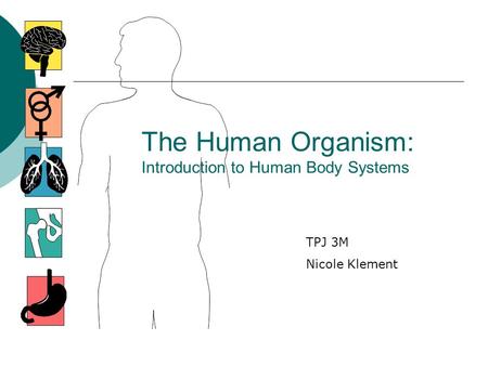 The Human Organism: Introduction to Human Body Systems