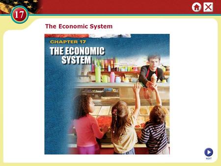 The Economic System NEXT. Section 1: The Economic System at Work Countries form many types of economic systems to meet their citizens' needs and wants.
