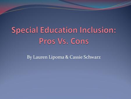 Special Education Inclusion: Pros Vs. Cons