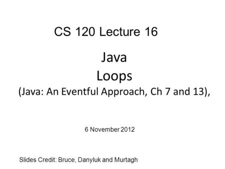 Lec 17 Using Nested Loops and Objects in an Applet Class - ppt download
