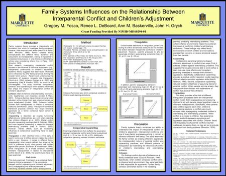 Introduction Family systems theory provides a theoretically rich foundation from which to investigate family processes; however, little empirical work.
