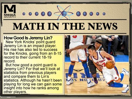 Basketball Stats Jeremy Lin is a point guard. And a point guard plays an important role on the basketball team. In some ways, the point guard is like.
