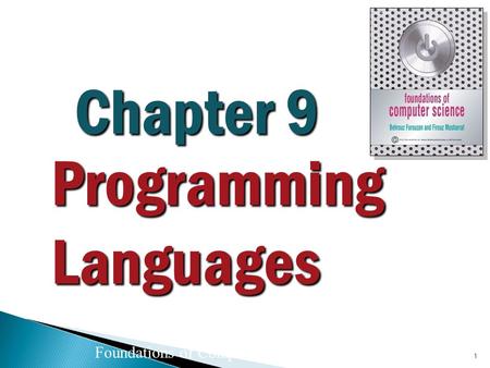 Chapter 9 Programming Languages