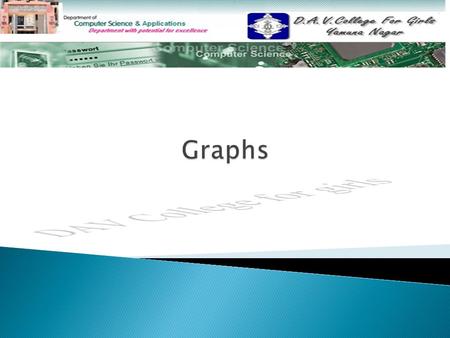  What is a graph? What is a graph?  Directed vs. undirected graphs Directed vs. undirected graphs  Trees vs graphs Trees vs graphs  Terminology: Degree.