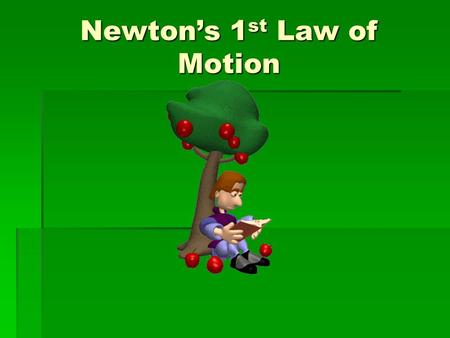 Newton’s 1 st Law of Motion. Isaac Newton  Scientist, mathematician, and philosopher  Established his three laws of motion in the late 1600’s.