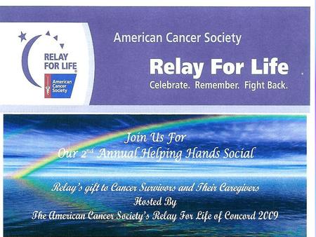 Colors Of Cancer ACSEvents Help Me Living With Cancer 100 200 300 400 500 Living With Cancer Living With Cancer.