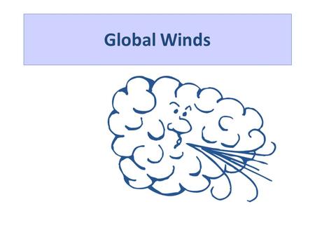 Global Winds. GLOBAL PRESSURE EQUATORIAL LOW POLAR FRONT (LOW PRESSURE) (60°) TROPICAL HIGH (30°) POLAR HIGH Global circulation depends on differential.
