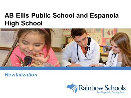 AB Ellis Public School and Espanola High School Revitalization.