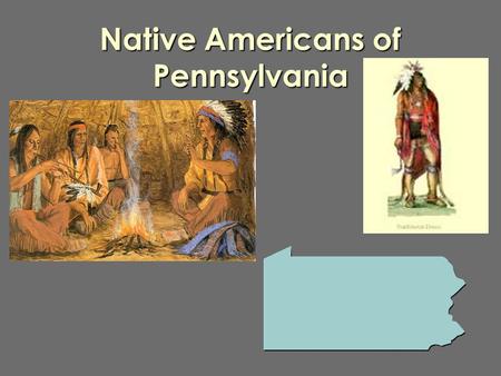 Native Americans of Pennsylvania Algonquian Jerry Hunter, a native of Lac-Simon indian Reservation and wearing Algonquin traditional dresses and paint,