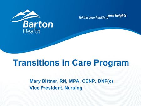 Transitions in Care Program