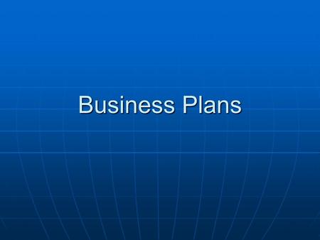 Business Plans. A business plan enables you to work out the viability of your business A business plan enables you to work out the viability of your business.