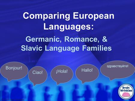 Comparing European Languages:
