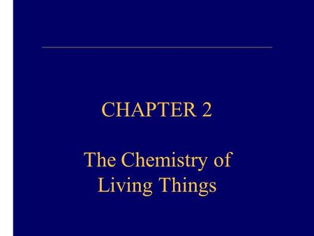 CHAPTER 2 The Chemistry of Living Things. Slide 2.1 “atom” means “can’t be cut” by Greeks 2500 years ago. Atoms, the smallest functional unit of an element,